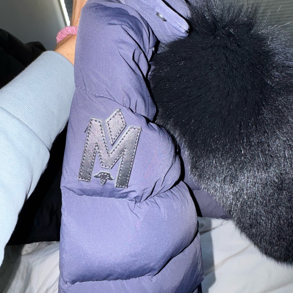 Mackage Navy Blue Down Jacket - Picture 4 of 10